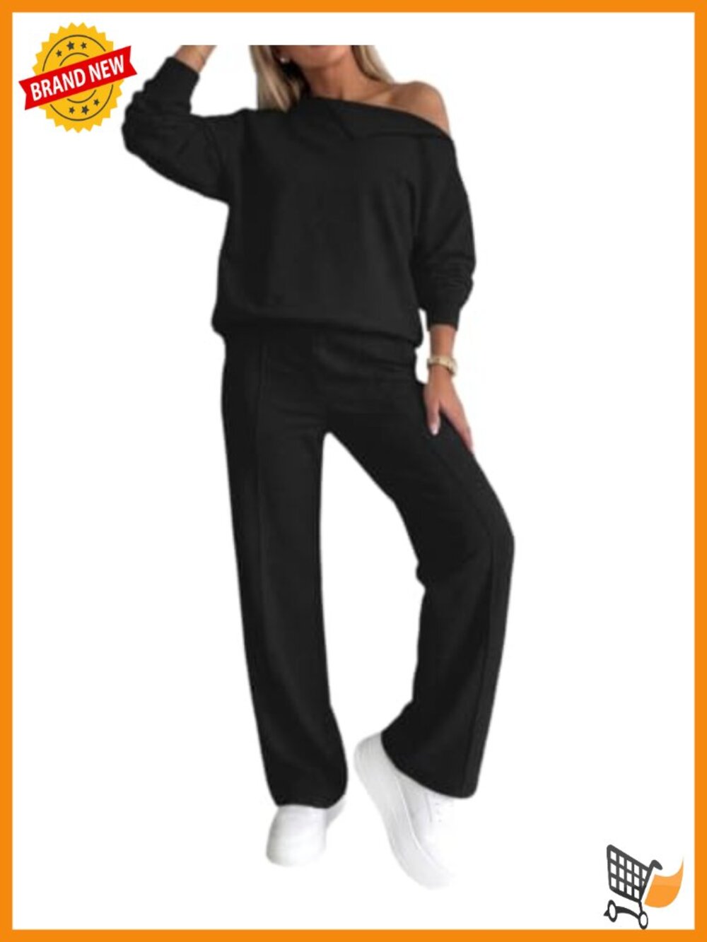 CHICME Womens 2 Piece Set Wide Leg Sweatpants Lounge Tracksuit Travel Outfit